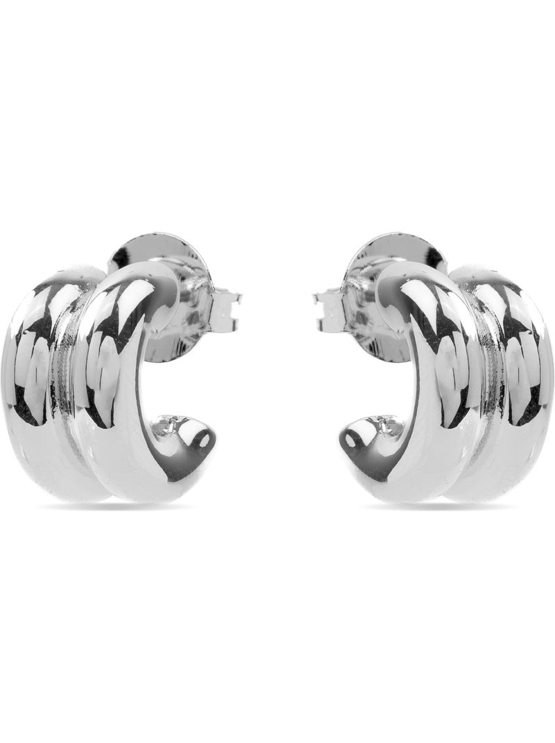 Boucles d'oreilles argentées Luxenter - Zakev Argent - Kiabi