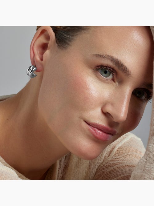 Boucles d'oreilles argentées Luxenter - Zakev - Kiabi