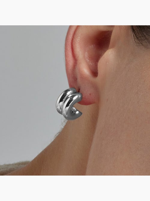 Boucles d'oreilles argentées Luxenter - Zakev - Kiabi