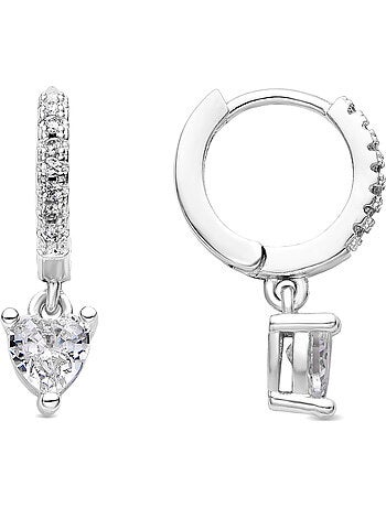 Boucles d'oreilles argentées Luxenter Drasa