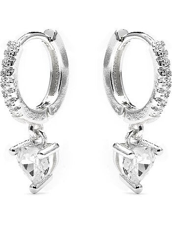 Boucles d'oreilles argentées Luxenter Drasa