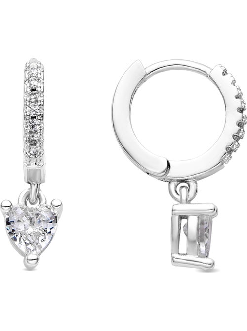 Boucles d'oreilles argentées Luxenter Drasa - Kiabi