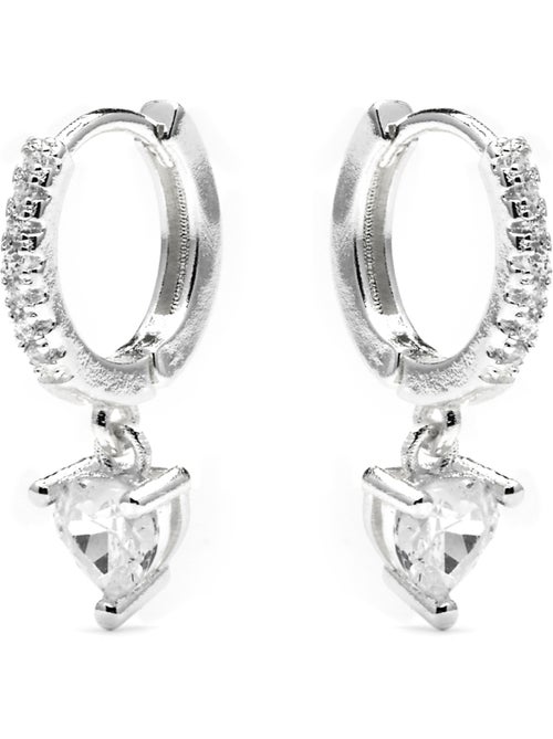 Boucles d'oreilles argentées Luxenter Drasa - Kiabi