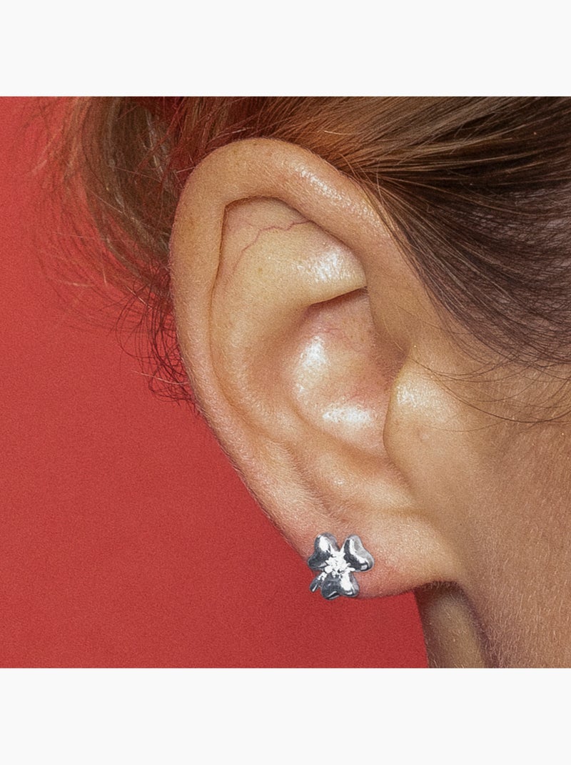 Boucles d'oreilles argentées Luxenter Furne Gris - Kiabi