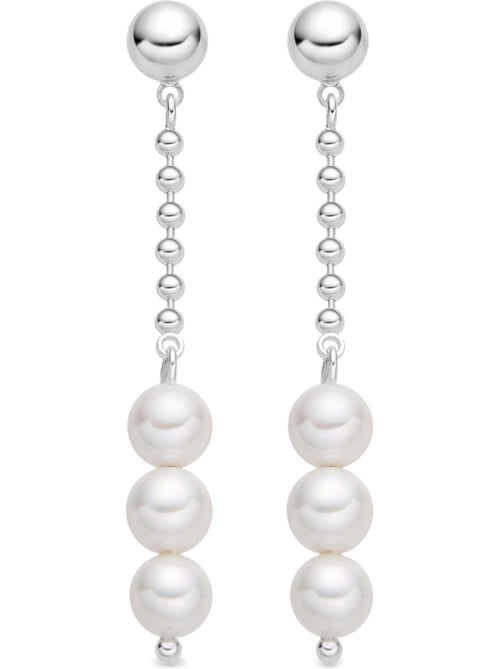 Boucles d'oreilles argentées Luxenter Galdin - Kiabi