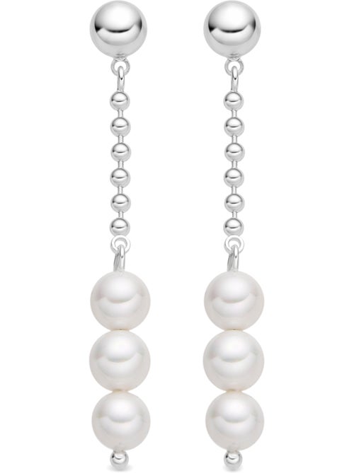 Boucles d'oreilles argentées Luxenter Galdin - Kiabi