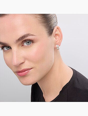 Boucles d'oreilles argentées Luxenter Garai