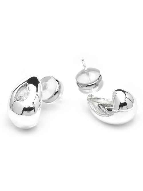 Boucles d'oreilles argentées Luxenter Garai - Kiabi