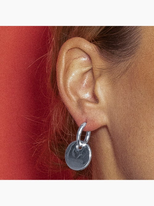 Boucles d'oreilles argentées Luxenter Lieb - Kiabi