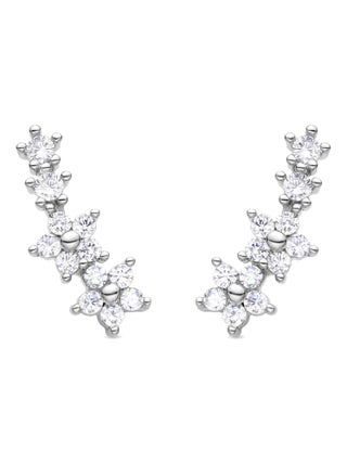 Boucles d'oreilles argentées Luxenter Olea
