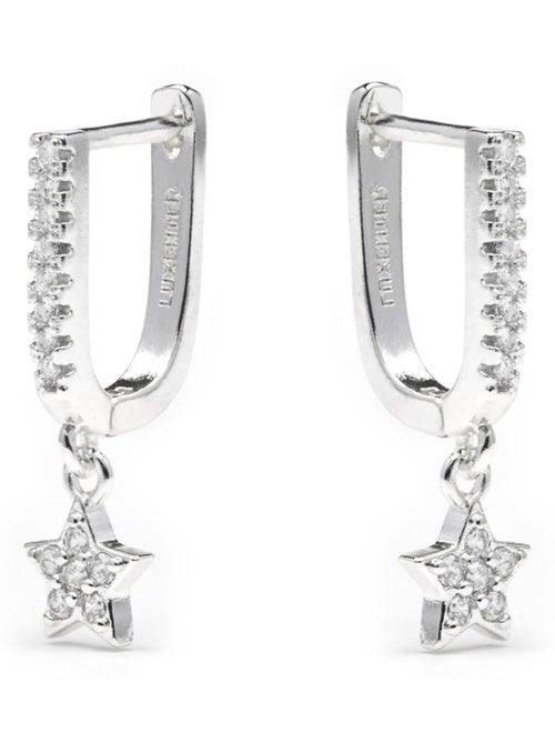 Boucles d'oreilles argentées Luxenter Sasai - Kiabi Boucles d'oreilles argentées Luxenter Sasai - Kiabi