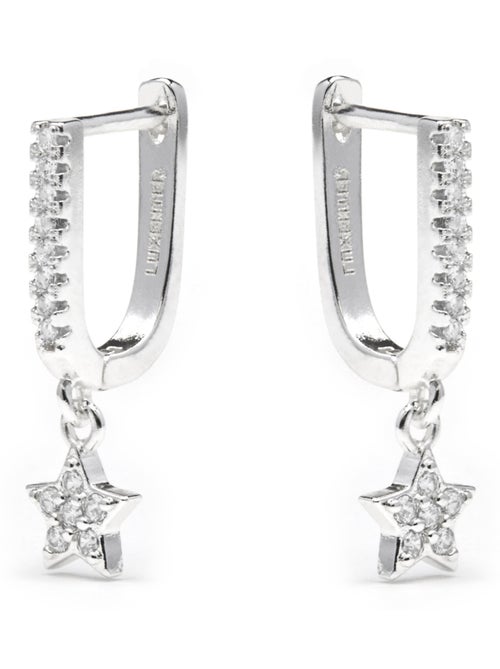 Boucles d'oreilles argentées Luxenter Sasai - Kiabi