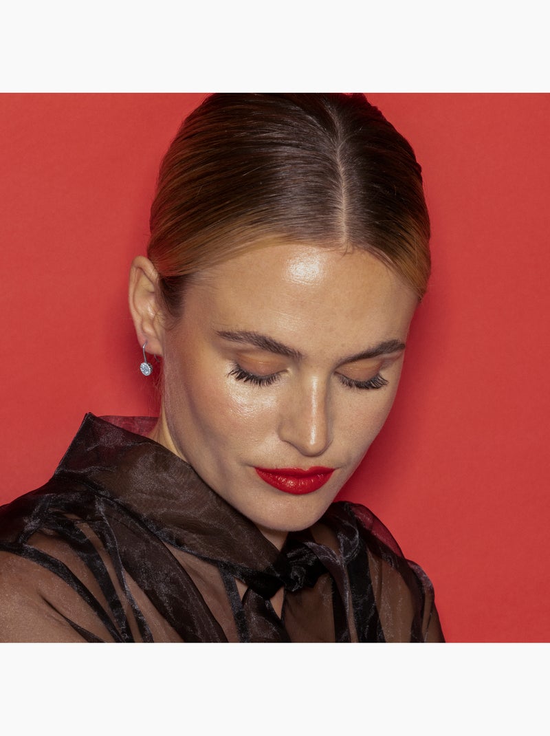 Boucles d'oreilles argentées Luxenter Tisab Gris - Kiabi