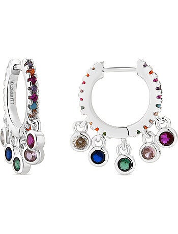 Boucles d'oreilles argentées Luxenter Yaskim