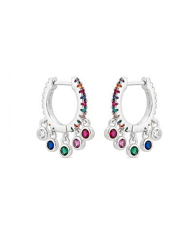 Boucles d'oreilles argentées Luxenter Yaskim