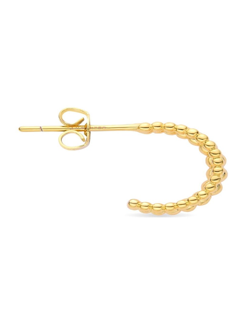 Boucles d'oreilles Bidul, finition en or jaune 18 carats Multicolore - Kiabi
