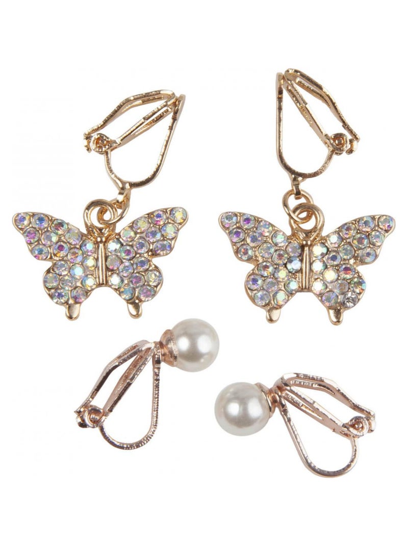 Boucles d'oreilles clips Boutique Butterfly Clip On, 2 paires N/A - Kiabi