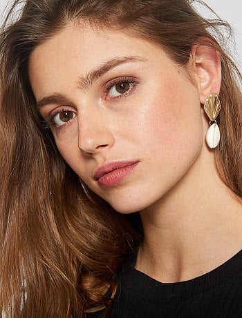 Boucles d'oreilles coquillages