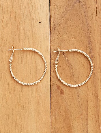Boucles d'oreilles créoles - Kiabi