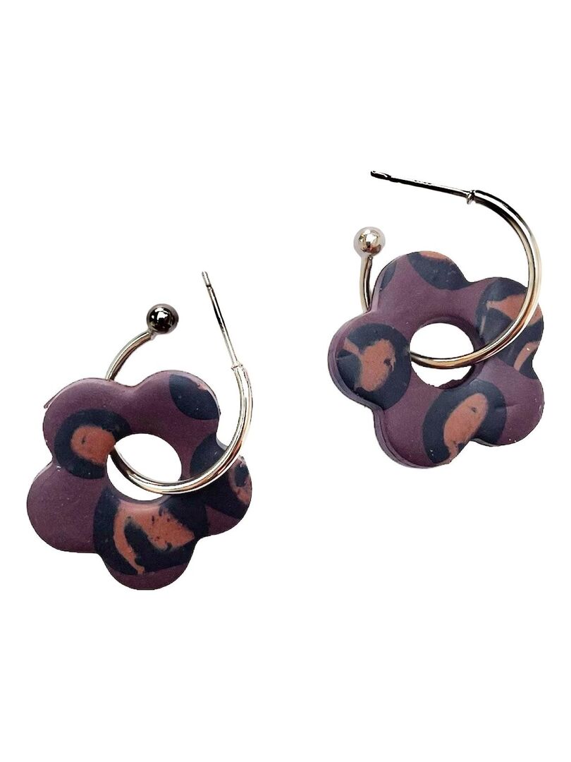 Boucles d'oreilles Marsala couleurs variées