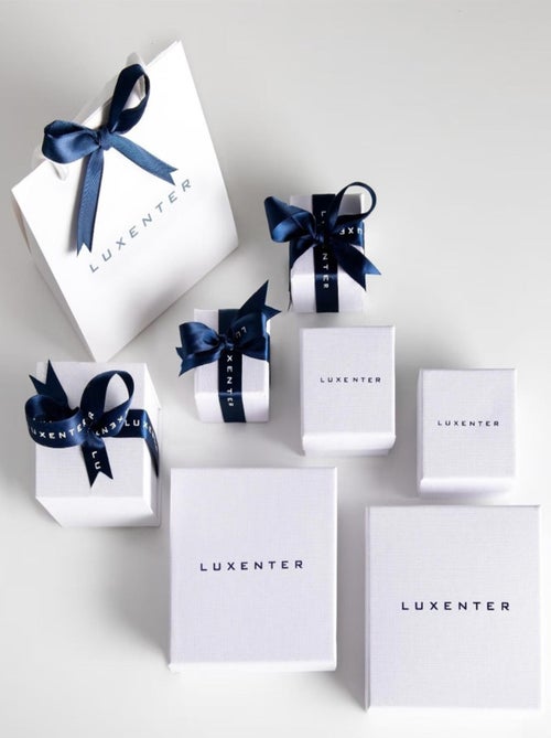 Boucles d'oreilles, de base en argent 925 et zircon brillant rhodié - Kiabi