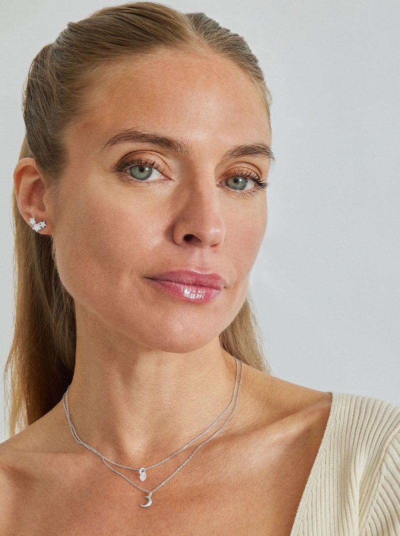 Boucles d'oreilles en argent 925 de la famille Luxenter Argent - Kiabi