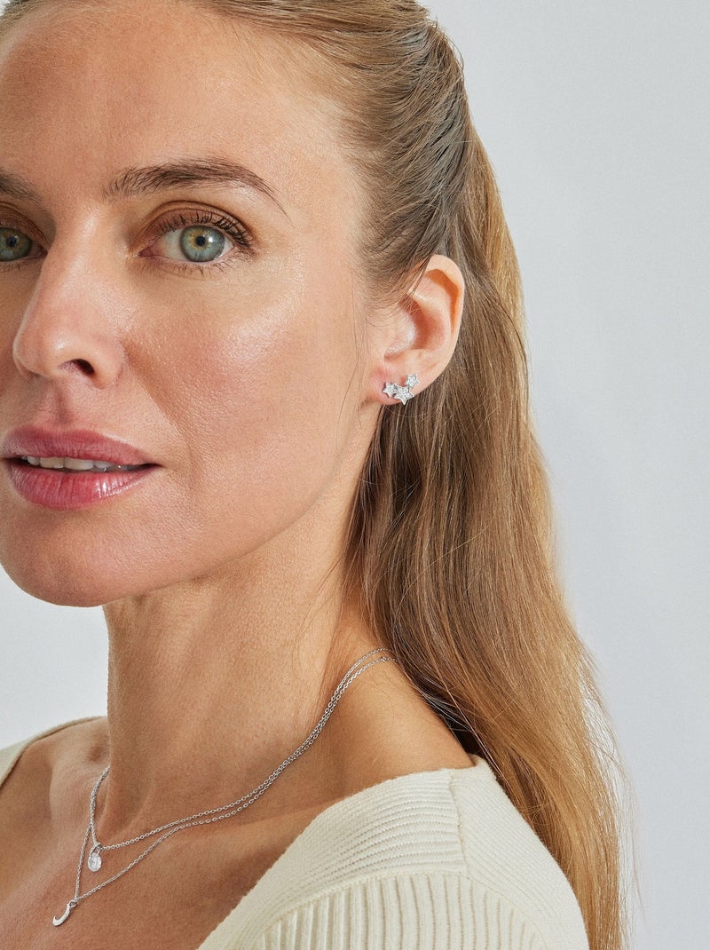 Boucles d'oreilles en argent 925 de la famille Luxenter Argent - Kiabi