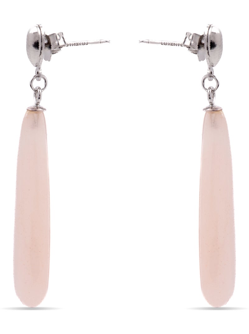 Boucles d'oreilles en argent 925 de Luxenter Adak Orange - Kiabi