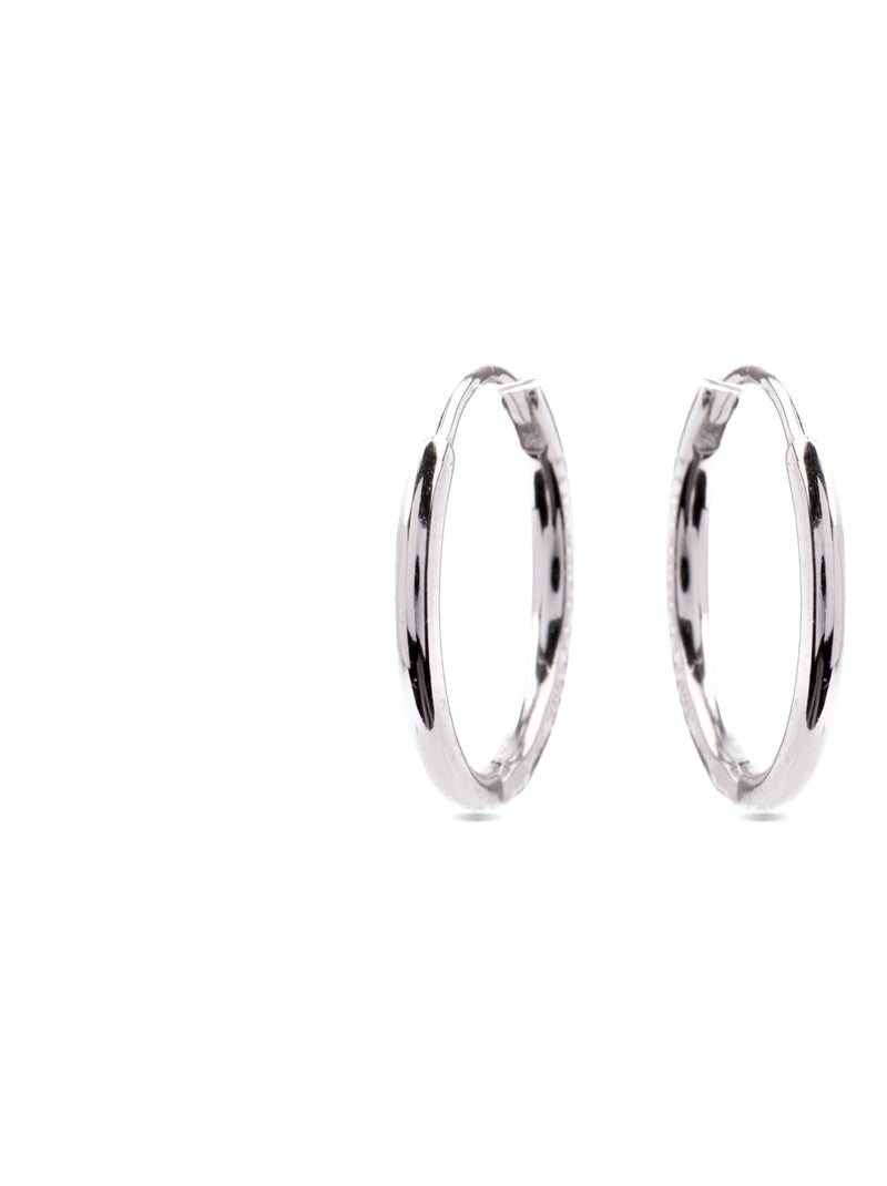 Boucles d'oreilles en argent 925 de Luxenter Erwe Gris - Kiabi