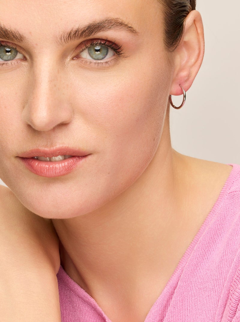 Boucles d'oreilles en argent 925 de Luxenter Erwe Gris - Kiabi