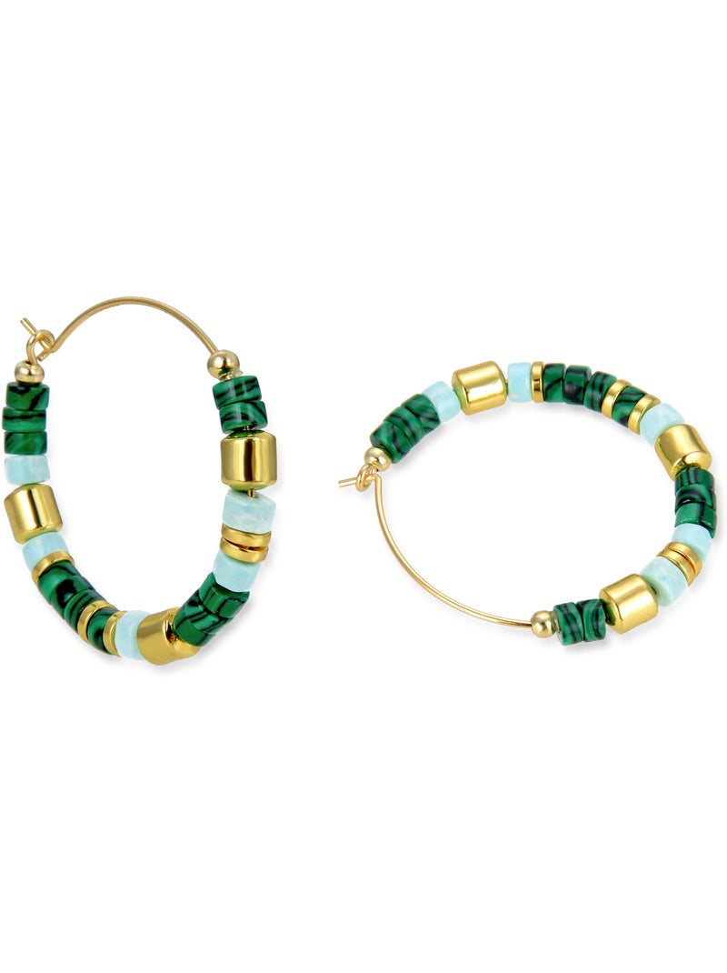 Boucles d'oreilles en argent 925 de Luxenter Ihun Vert - Kiabi