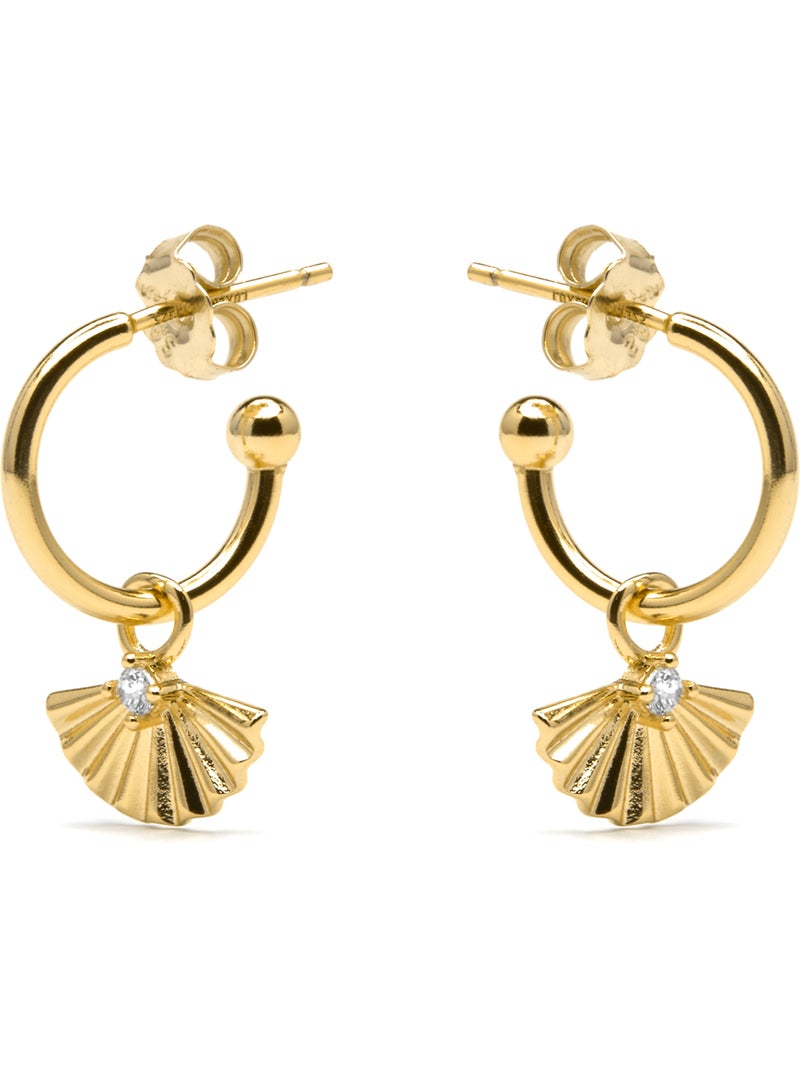 Boucles d'oreilles en argent 925 de Luxenter Matabak Blanc - Kiabi