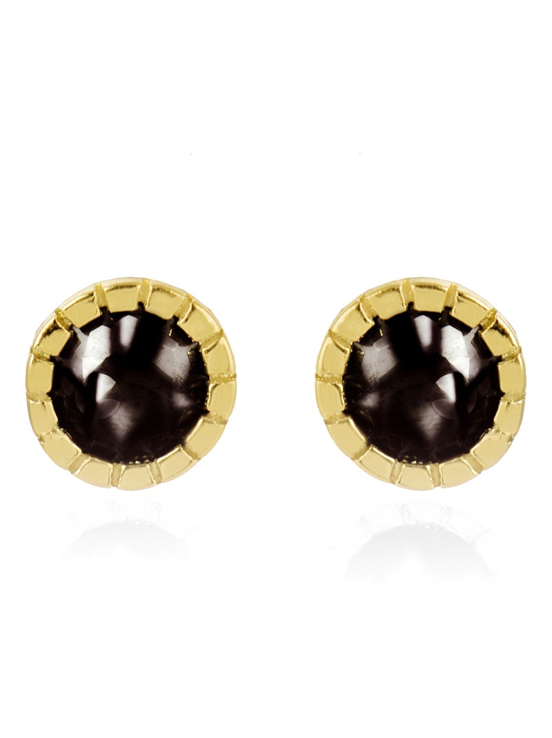 Boucles d'oreilles en argent 925 de Luxenter Naadim Noir - Kiabi