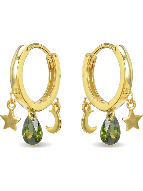 Boucles d'oreilles en argent 925 de Luxenter Saon - Kiabi