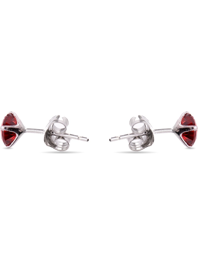 Boucles d'oreilles en argent 925 de Luxenter Yedia Orange - Kiabi