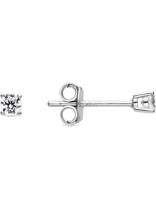 Boucles d'oreilles en argent 925 Luxenter avec zircons brillants plaqués rhodium - Kyoro - Kiabi Boucles d'oreilles en argent 925 Luxenter avec zircons brillants plaqués rhodium - Kyoro - Kiabi