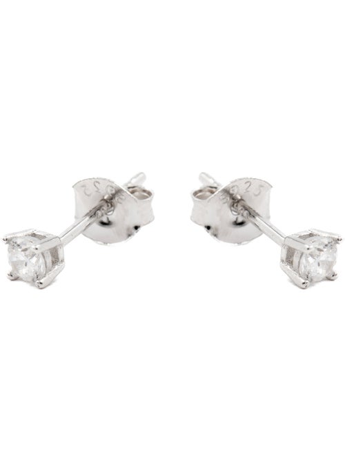 Boucles d'oreilles en argent 925 Luxenter avec zircons brillants plaqués rhodium - Kyoro - Kiabi Boucles d'oreilles en argent 925 Luxenter avec zircons brillants plaqués rhodium - Kyoro - Kiabi