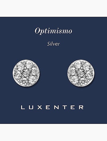 Boucles d'oreilles en argent 925 Luxenter Circle