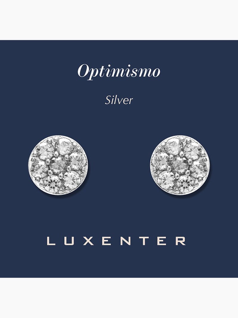 Boucles d'oreilles en argent 925 Luxenter Circle Argenté - Kiabi