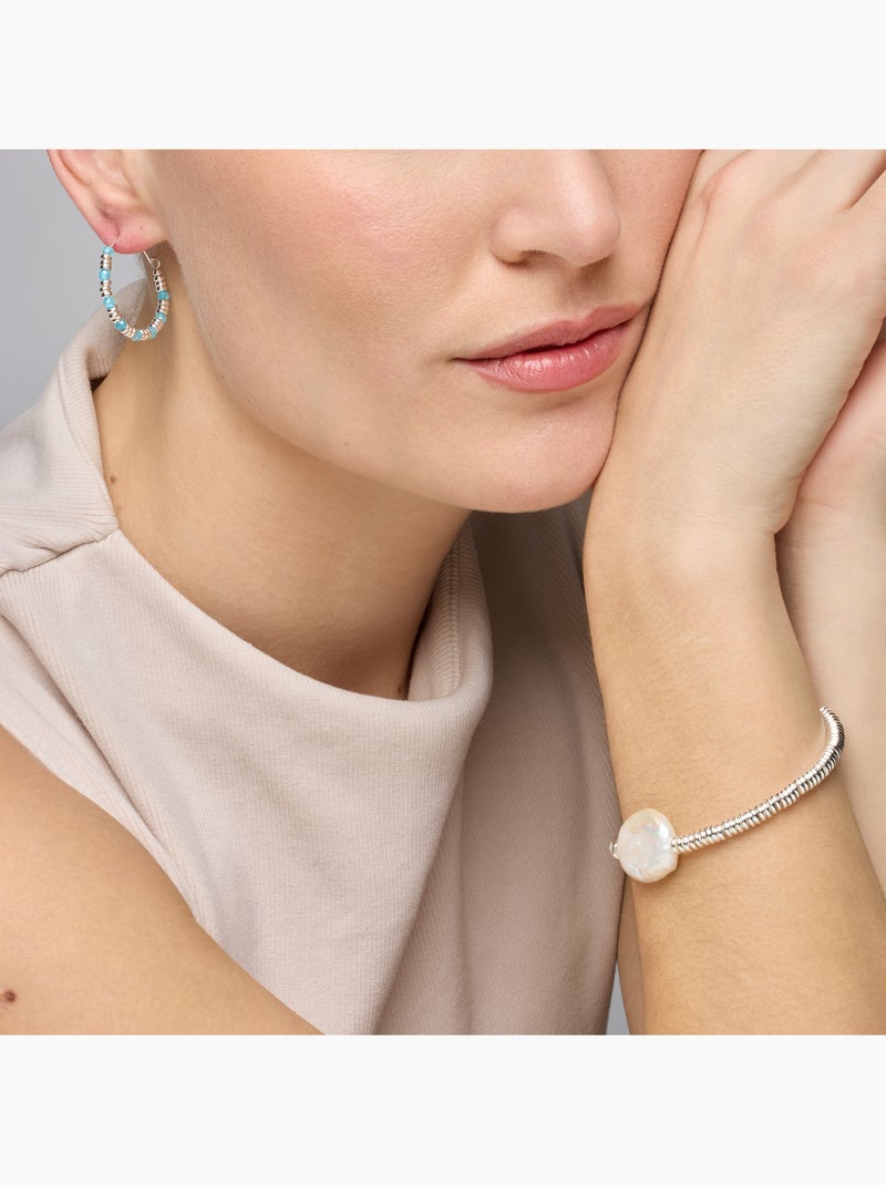 Boucles d'oreilles en argent 925 Luxenter deli Bleu - Kiabi