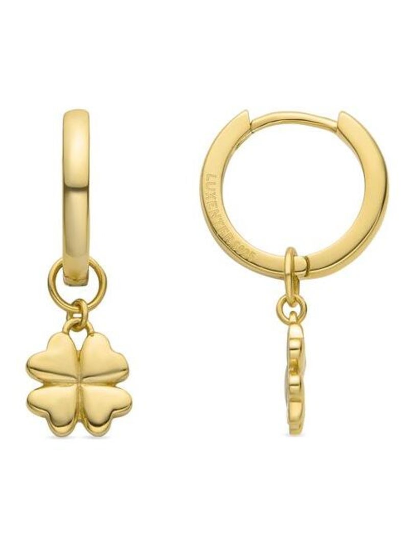 Boucles D'oreilles En Argent 925 Et Quartz Jaune - Modèle BO-AR-143, Neuves Avec étiquettes