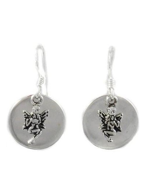 Boucles d'oreilles en argent, cercles et fées, Bijoucolor - Kiabi