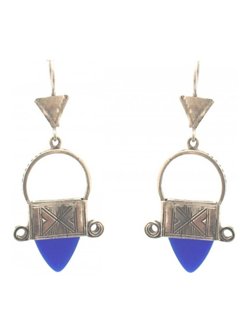 Boucles d'oreilles en argent ethnique Argenté - Kiabi