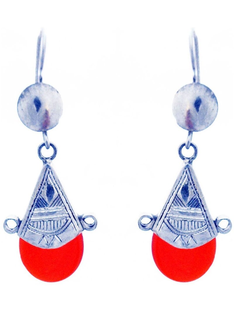 Boucles d'oreilles en argent ethnique Argenté - Kiabi