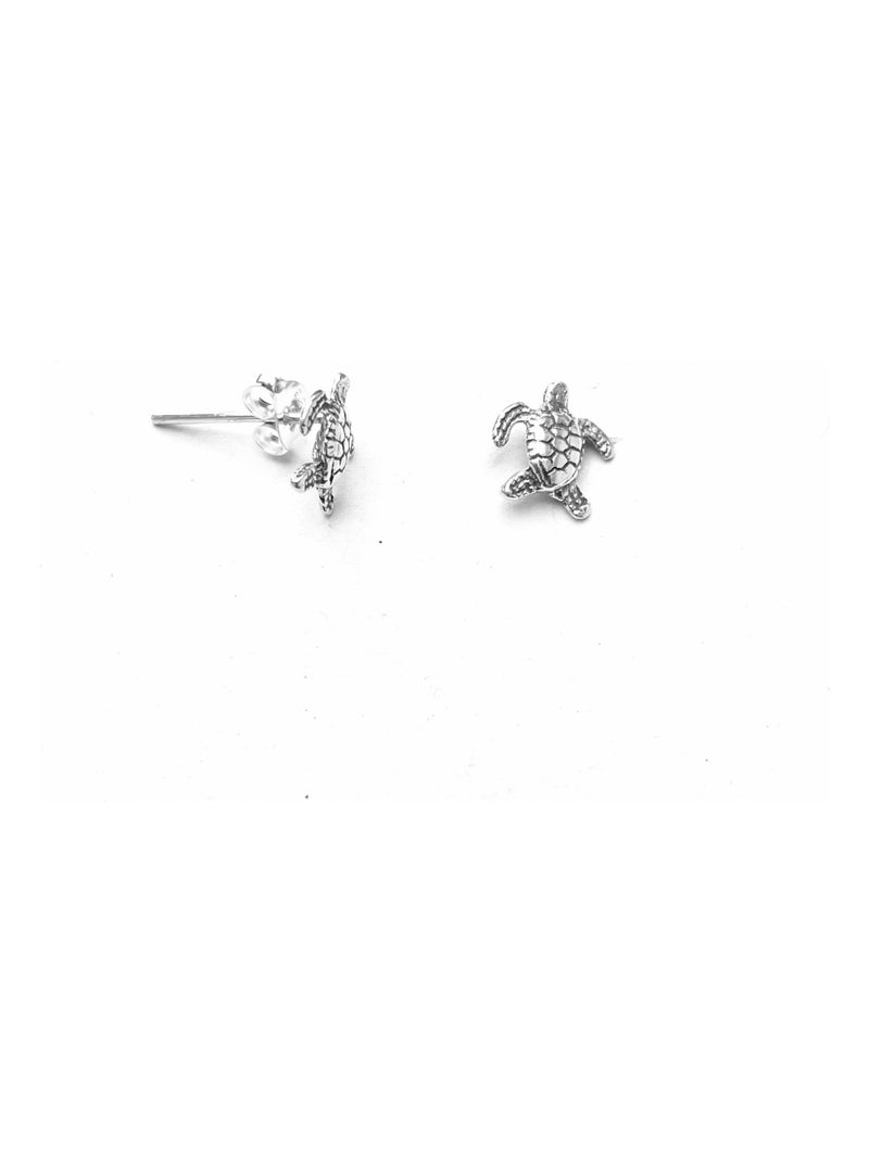 Boucles d'oreilles en argent forme tortue Argenté - Kiabi