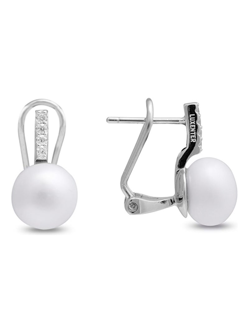 Boucles d'oreilles en argent Luxenter Herisus Argent - Kiabi