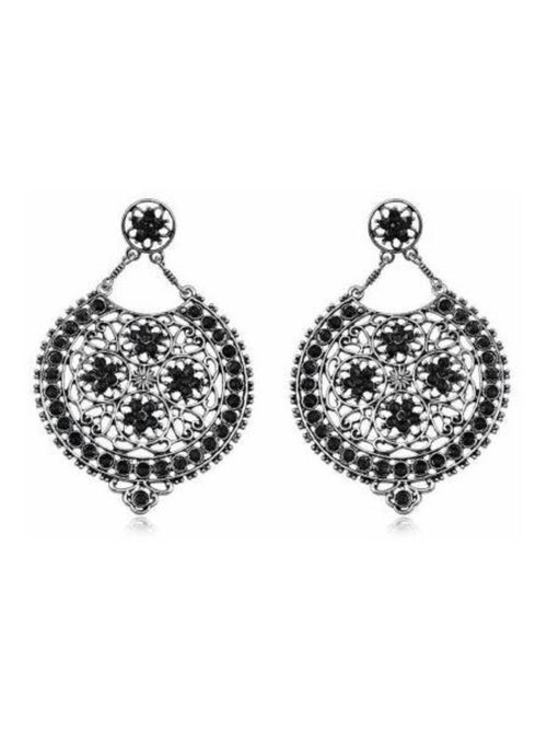Boucles d'oreilles en metal style mexicain - Kiabi