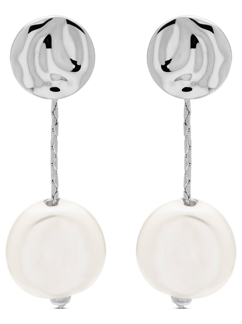 Boucles d'oreilles en perles Luxenter Vidthas Argent - Kiabi