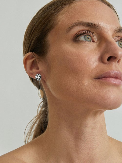Boucles d'oreilles en perles Luxenter Vidthas - Kiabi