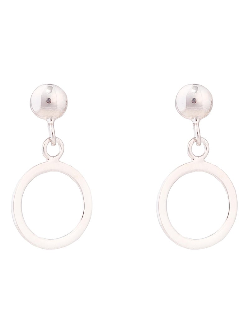 Boucles d'oreilles essentielles Luxenter en argent 925 avec finition rhodiée Argent - Kiabi